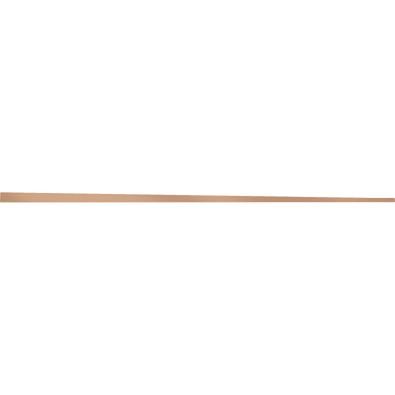 Mexen Line-B подов перваз 120 см десен, четкана мед - 186501120R