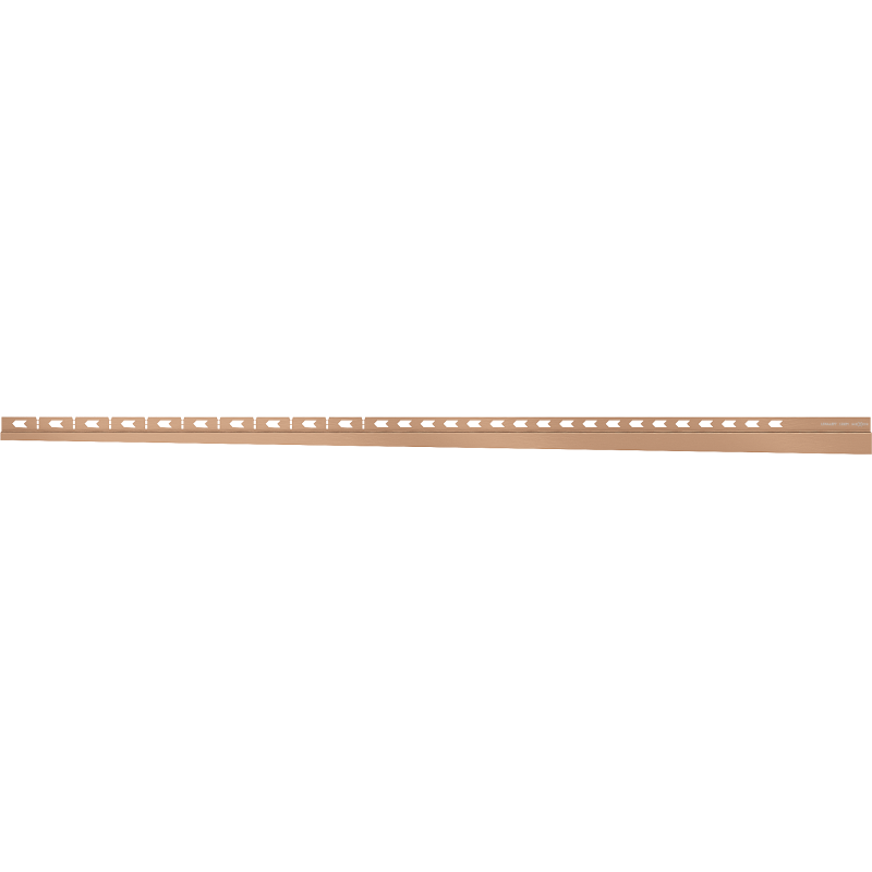 Mexen Line-B стенен наклонен профил 120 см ляв, четкана мед - 186502120L