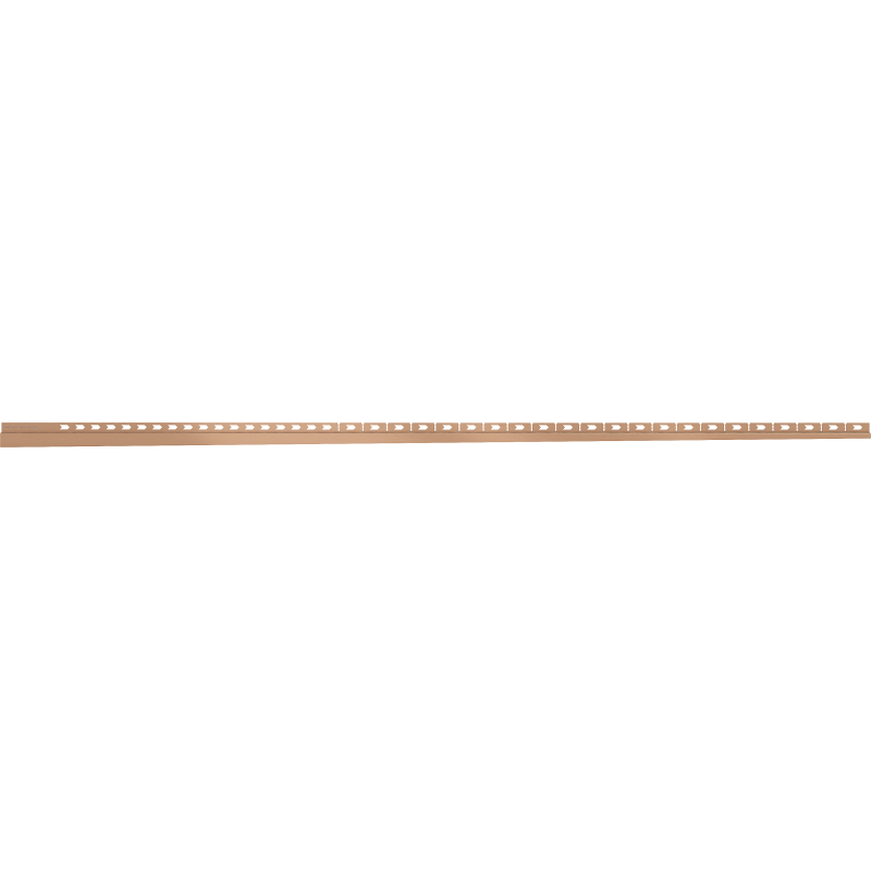 Mexen Line-B Завършваща стенна лайсна 180 см дясна, четкана мед - 186502180R