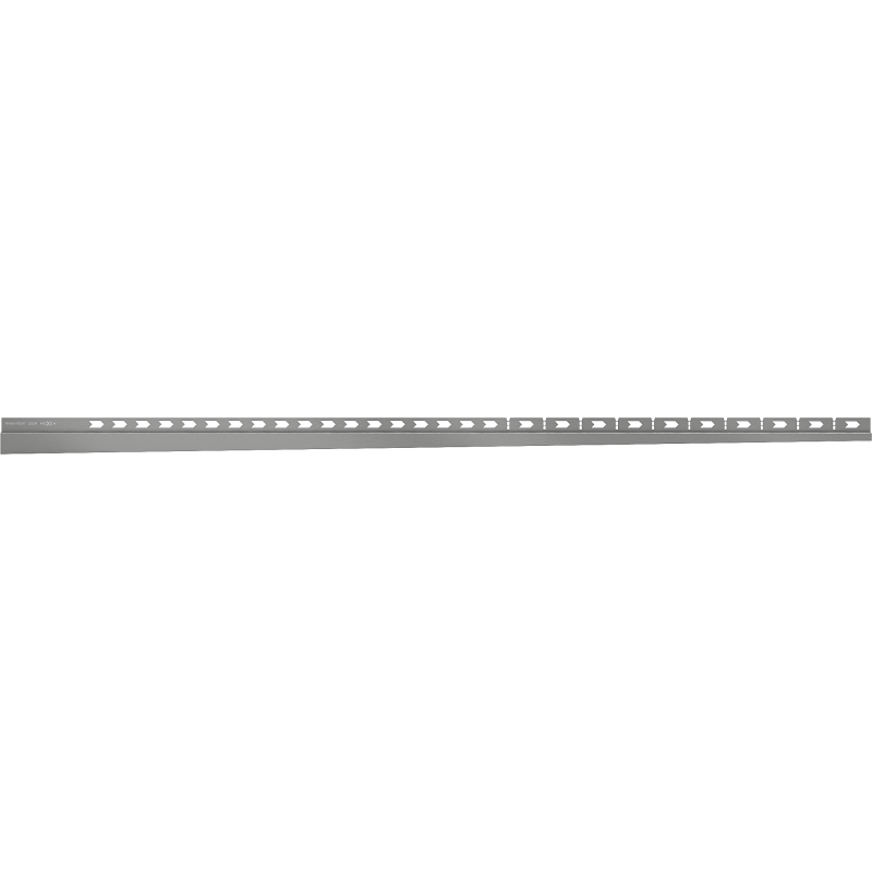 Mexen Line-B стенен ъглов профил 120 см дясно, четка сив мат - 186602120R