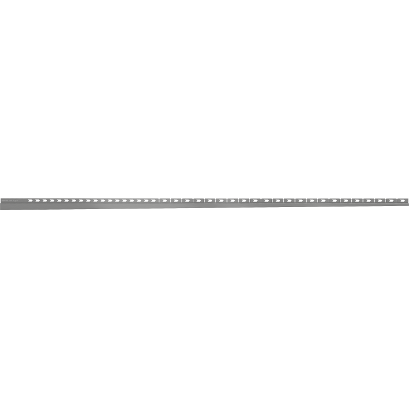 Mexen Line-B стенен наклонен профил 180 cm десен, оръжеен сив четкан - 186602180R
