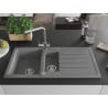Mexen Andres гранитна мивка с 1,5 камери с отцедник и кухненски смесител Duero,