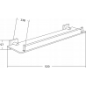 Mexen Rufo стъклен рафт, черен - 7050937-70