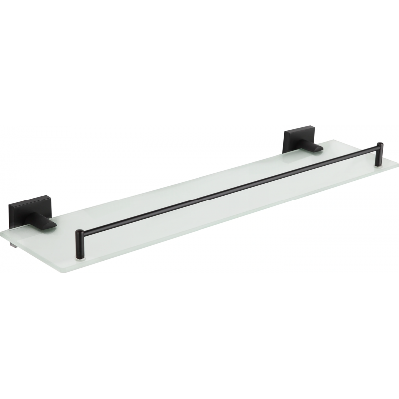 Mexen Rufo стъклен рафт, черен - 7050937-70