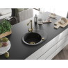 Mexen Kevin гранитна кухненска мивка с 1 отделение с отцедник и кухненски