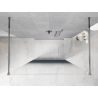Mexen Kioto свободностояща душ стена 150 x 200 cm, синьо омбре 8 mm, хром