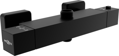 Mexen Cube термостатичен душ батерия, черна - 77250-70