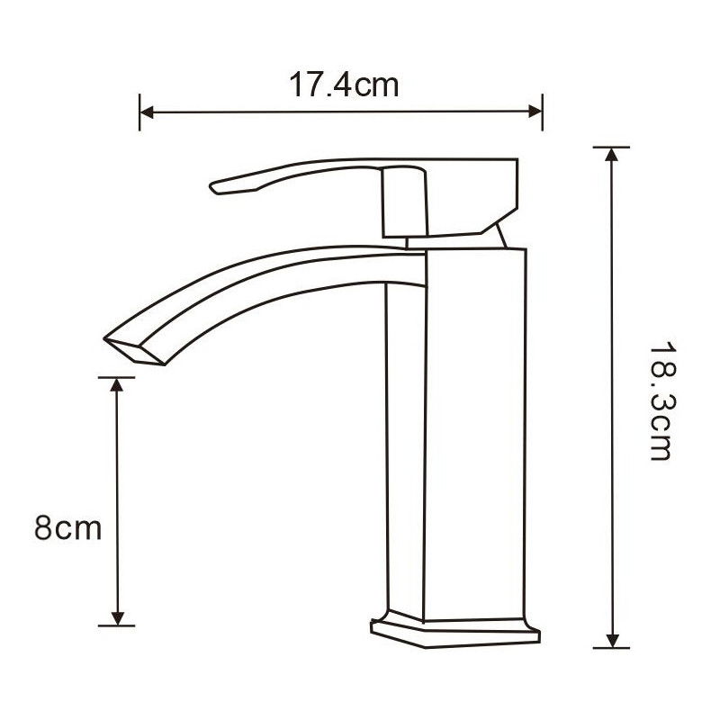 Mexen Libra батерия за умивалник, хром - 745100-00