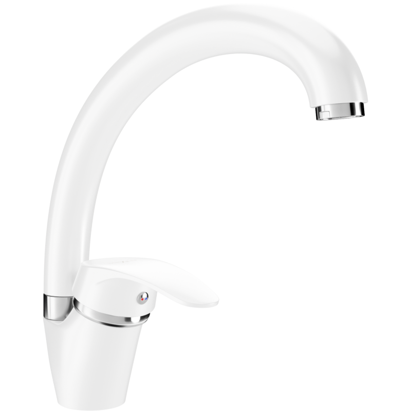 Mexen Rosa кухненски смесител, бял - 670800-20
