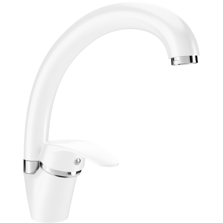 Mexen Rosa кухненски смесител, бял - 670800-20