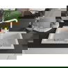Mexen Mario гранитна мивка с 2 гнезда със смесител Duero, бяла - 6504-20-671600-20