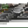 Mexen Mario гранитна мивка с 2 отделения и кухненски смесител Duero, сив - 6504-71-671600-71