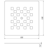Mexen Stone+ маска за душ, златна - 44910050