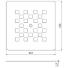 Mexen Stone+ маска за вана, бяла - 44910020