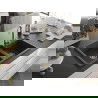 Mexen Tomas гранитна мивка 2-коморова 800 x 500 мм, черна на точки, златен сифон - 6516802000-76-G
