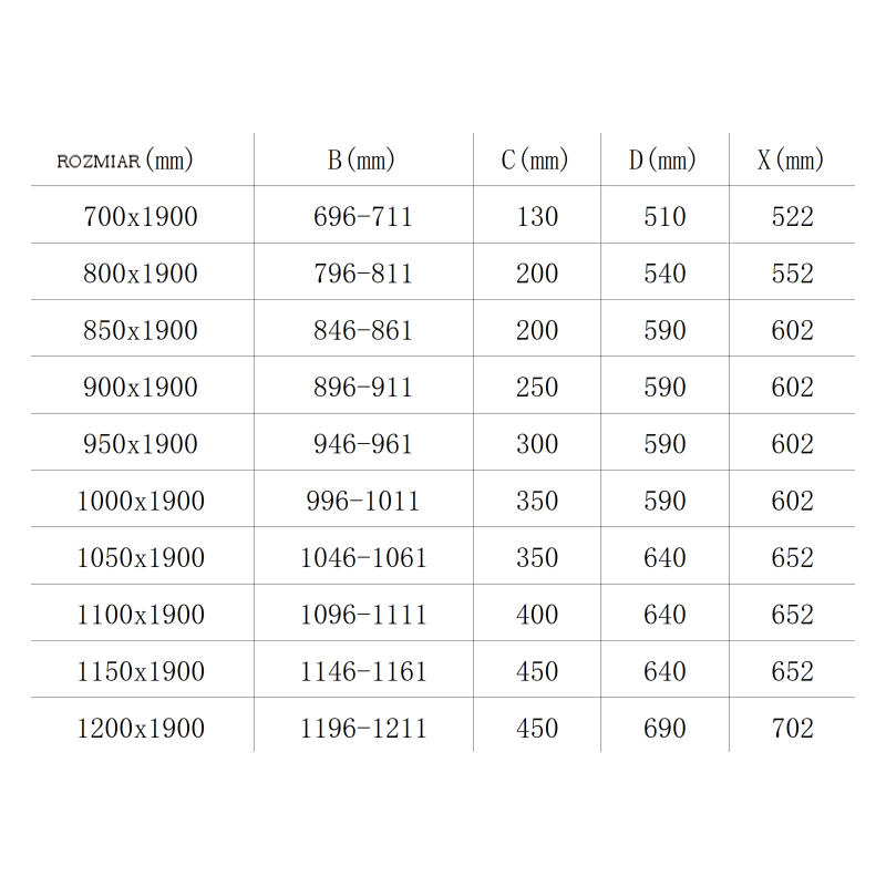 Mexen Roma душ врати с отваряне 100 см, прозрачни, черни - 854-100-000-70-00