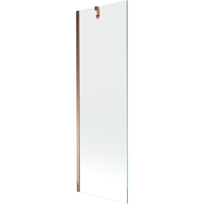 Mexen Next душ-преграда 1-крилен 60 x 150 cm, прозрачен, розово злато - 895-060-000-00-00-60