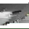 Mexen Next параван за вана 1-секционен 80 x 150 см, прозрачен, бял - 895-080-000-00-00-20