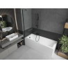 Mexen Next екран за вана 1-крило 100 x 150 см, прозрачен, черен - 895-100-000-00-00-70