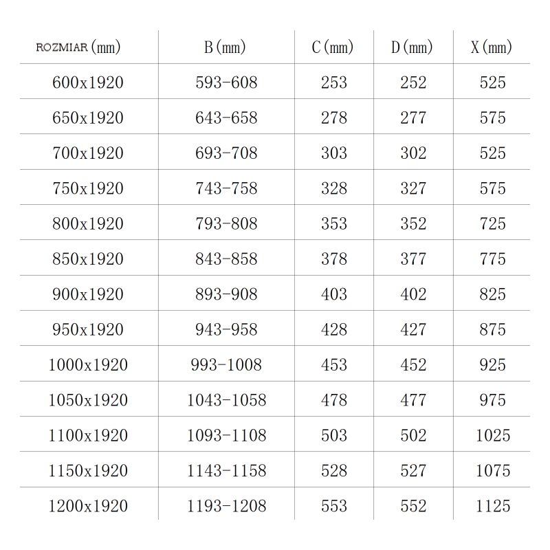 Mexen Lima сгъваеми душ врати 100 см, прозрачни, хром - 856-100-000-01-00