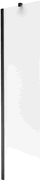 Mexen Next 1-крилат параван за вана 50 x 150 cm, матиран, черен - 895-050-000-00-30-70