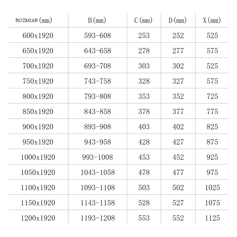 Mexen Lima сгъваеми душ врати 100 см, прозрачни, златни - 856-100-000-50-00