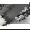 Mexen Next душ за вана 1-коленен 70 x 150 см, мат, черен - 895-070-000-00-30-70