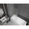 Mexen Next вана параван 1-крило 90 x 150 см, скреж, хром - 895-090-000-00-30-01