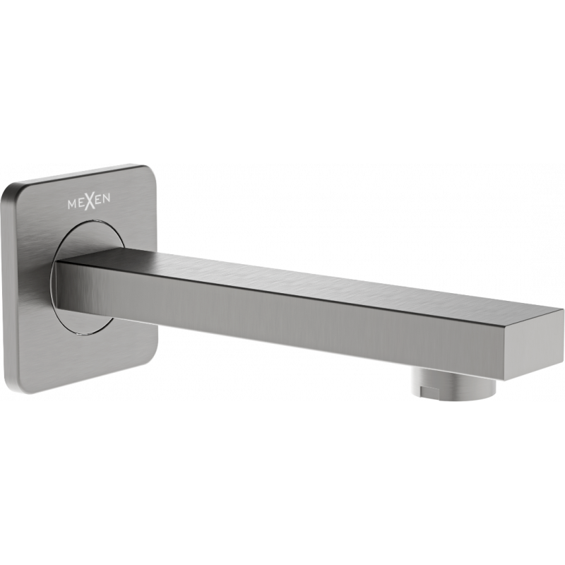 Mexen Cube стенен смесител за вана, графит - 79370-66