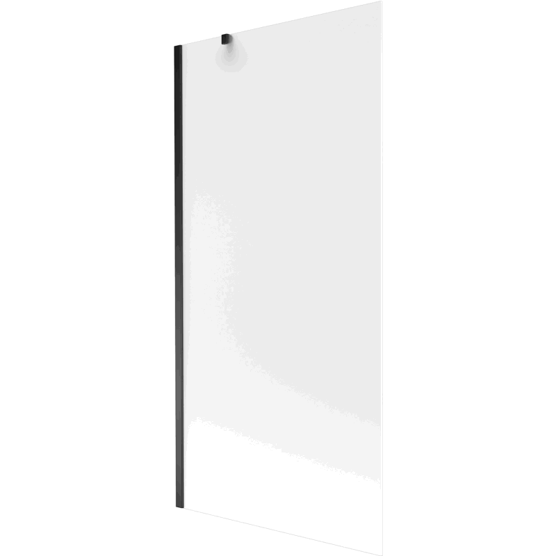 Mexen Next параван за вана с 1 крило 90 x 150 cm, мат, черен - 895-090-000-00-30-70