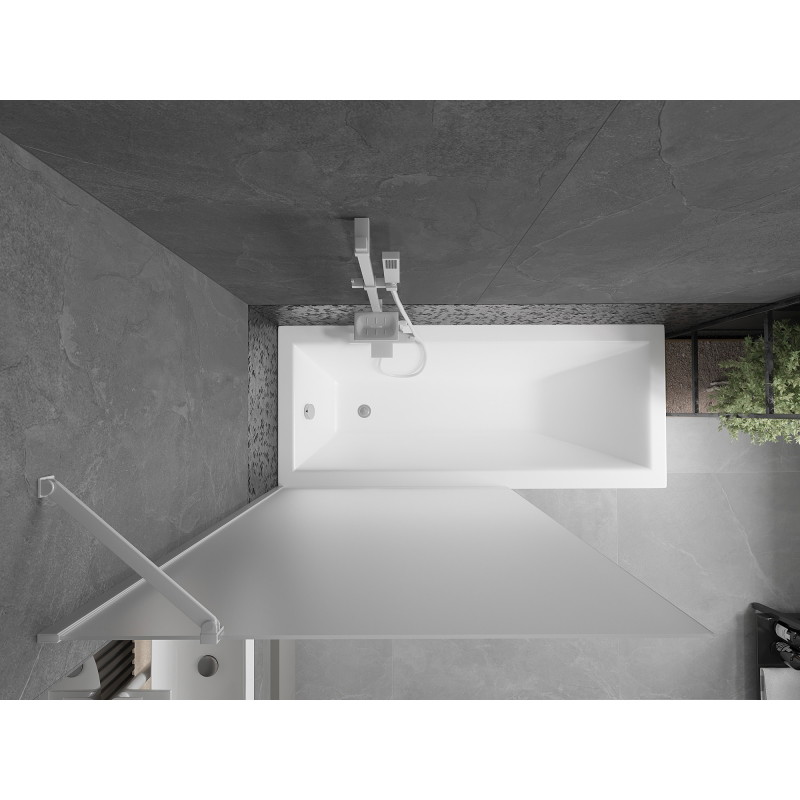 Mexen Next душ кабина 1-крилото 100 x 150 см, матиран, бял - 895-100-000-00-30-20