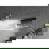 Mexen Next параван за вана с едно крило 50 x 150 cm, графит, бял - 895-050-000-00-40-20