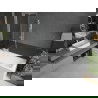 Mexen Next параван за вана с едно крило 50 x 150 cm, графит, бял - 895-050-000-00-40-20