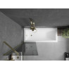 Mexen Next душ параван 1-крилен 60 x 150 cm, графит, златно - 895-060-000-00-40-50