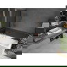 Mexen Next еднолистно параван за вана 60 x 150 см, графит, розово злато - 895-060-000-00-40-60