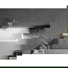 Mexen Next параван за вана 1-верижен 70 x 150 см, графит, бял - 895-070-000-00-40-20