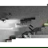 Mexen Next параван за вана с 1 крило 70 x 150 см, графит, розово злато - 895-070-000-00-40-60