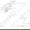 Mexen Estela стойка за тоалетна хартия, златна - 7011533-50