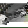 Mexen Next парван на ваннови 1-крилен 80 x 150 см, графит, бял - 895-080-000-00-40-20