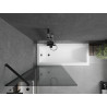 Mexen Next душ параван 1-крилен 80 x 150 см, графит, черен - 895-080-000-00-40-70