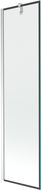Mexen Next параван за вана с 1 крило 50 x 150 см, черна рамка, хром - 895-050-000-00-70-01